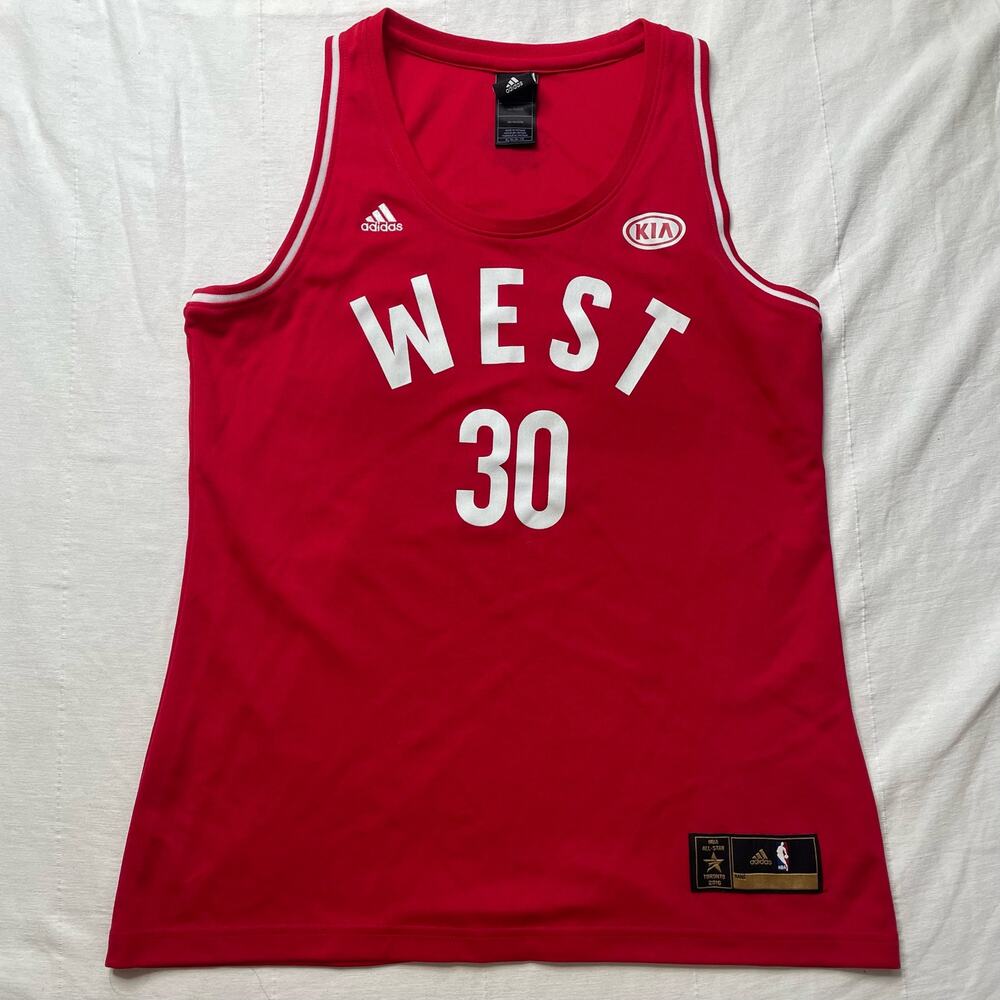 NBA Adidas Stephen Curry 2016 All Star Game Jersey Size XL Women's Golden State